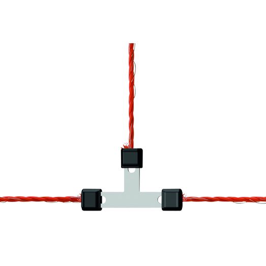 Corral Wire T-Connector Litzclip Galvanised - 3MM X 5 PACK