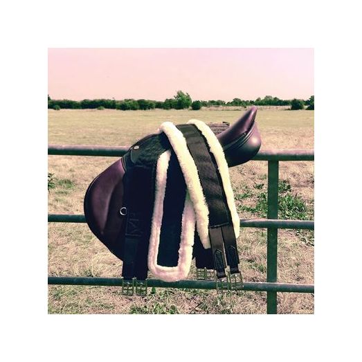 JHL Girth with Detachable Fleece Plus Anti-Gall Attachment