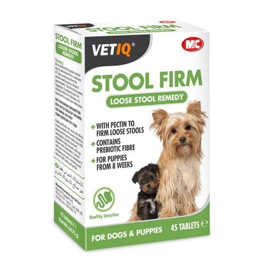 VetIQ Stool Firm Tablets for Dogs &amp; Puppies - 45 PACK