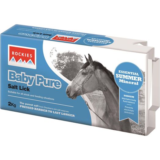 Rockies Baby Pure Salt Lick - 10 X 2 KG