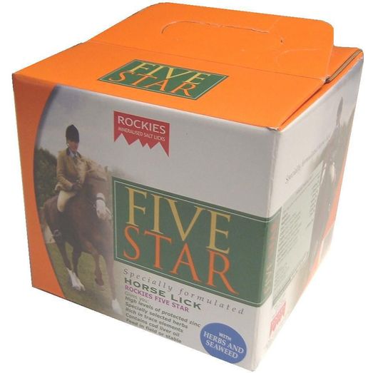 Rockies Five Star - LICK X 5 KG