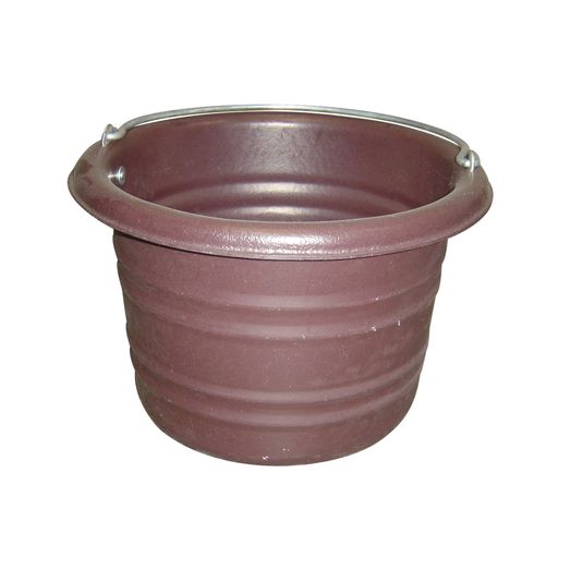 Stubbs Water/Feed Bucket Jumbo with Handle S43 x 25 Lt - BROWN