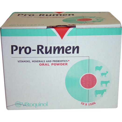 Vetoquinol Pro-Rumen Oral Powder - 10 X 150 GM SACHET