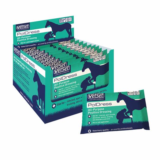 VetSet PolDress Poultice - 10 PACK