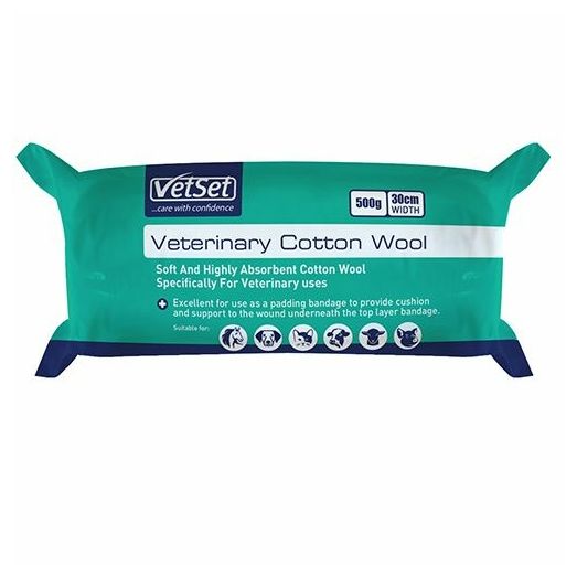 VetSet Cotton Wool - 500 GM