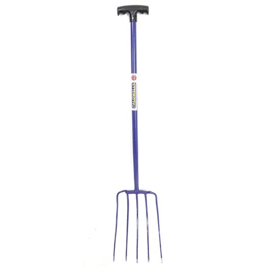 Caldwells 5 Prong Tubular Muck Fork PT - BLUE