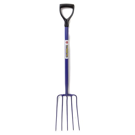 Caldwells 5 Prong Tubular Muck Fork in Blue