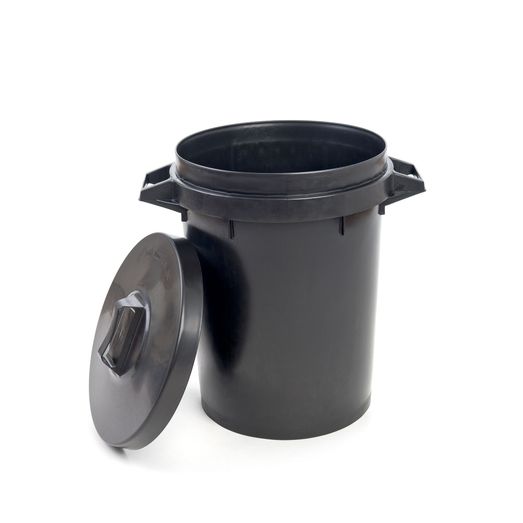 Trilanco Heavy Duty Dustbin - BLACK