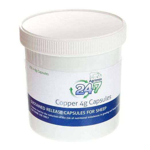 Agrimin 24-7 Copper Capsules for Sheep - 250 PACK