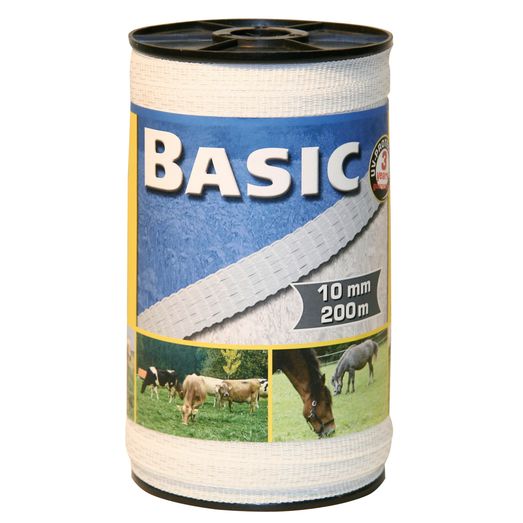 Basic Fencing Tape 200m x 10mm