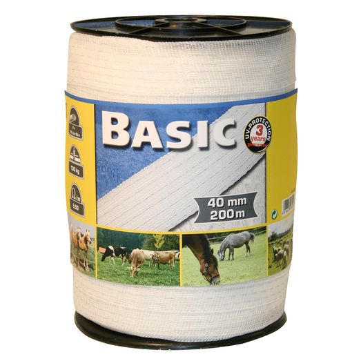 Basic Fencing Tape 200m x 40mm