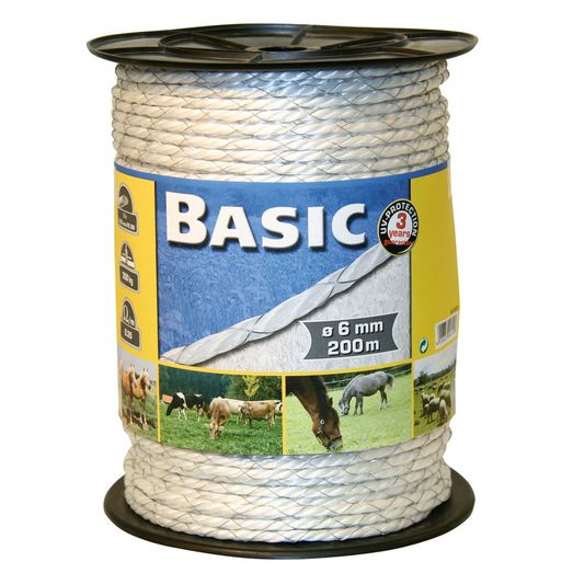 Basic Fencing Rope with Copper Wires 200m