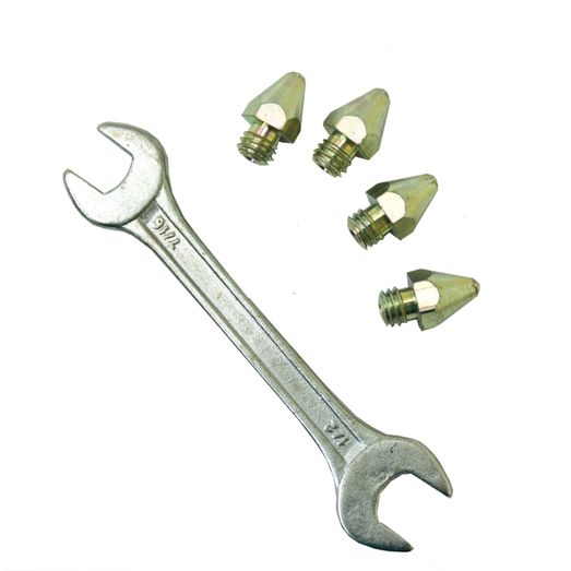 Liveryman Horse Studs Standard Tungsten Tip plus Spanner - 4 PACK