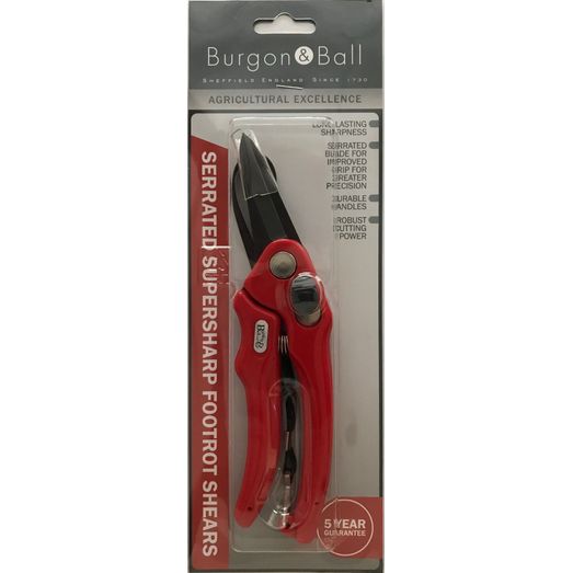 Burgon &amp; Ball Footrot Serrated Supersharp Shears
