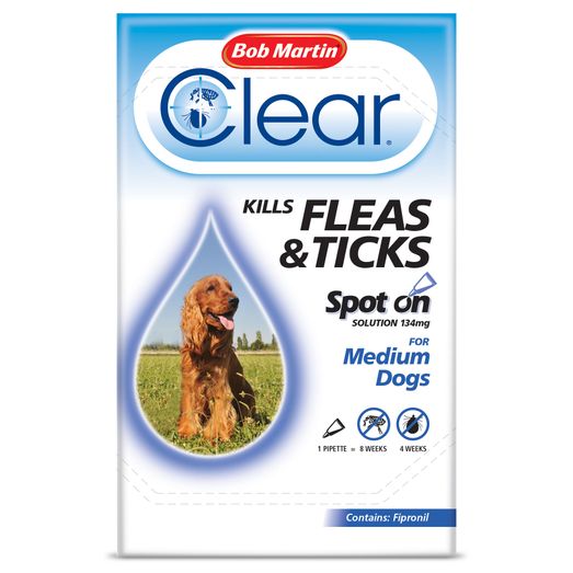 Bob Martin Clear Spot On for Medium Dogs 10-20kg