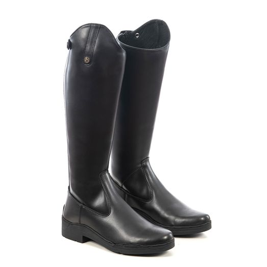 Brogini Modena Synthetic Long Riding Boots Adult Black Extra Wide
