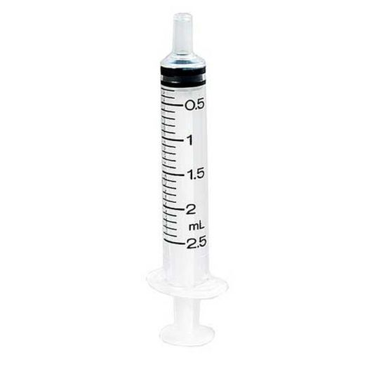 Nettex Disposable 2.5ml Syringe
