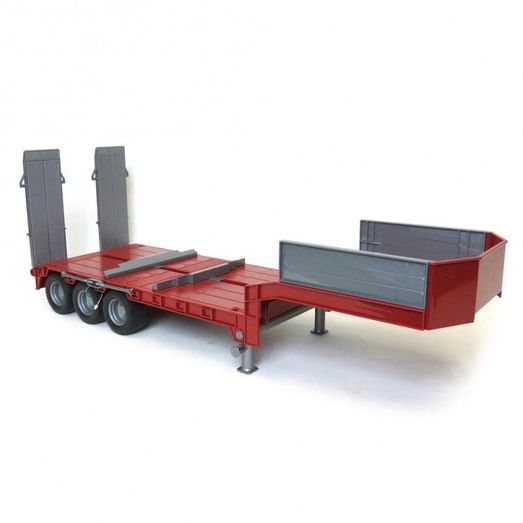 Bruder Low Loader Trailer Red 1:16