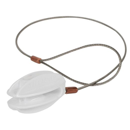 5 x Gallagher High Strain Insulator Kit White with Stainless Steel Rope