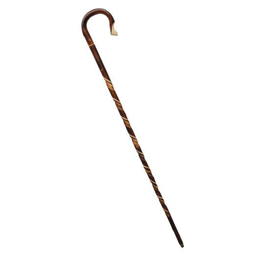 Agrihealth Chestnut Long Spiral Neck Wood Shepherd's Crook