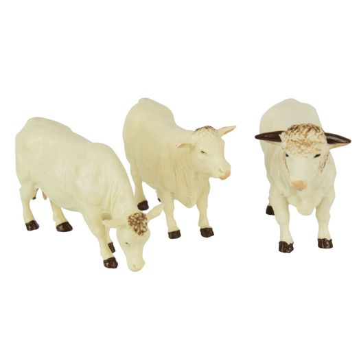 Britains Charolais Cows (Pack of 3) 1:32