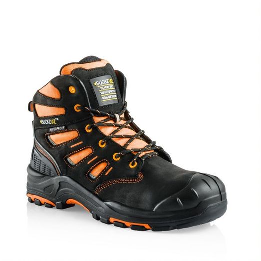 Buckler Buckz Viz BVIZ2BKOR  Safety Lace Boot - Orange/Black