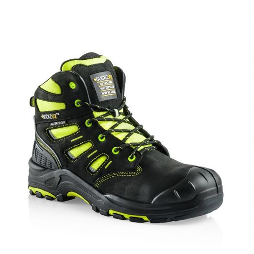 Buckler Buckz Viz BVIZ2BKYL Safety Lace Boot - Yellow/Black