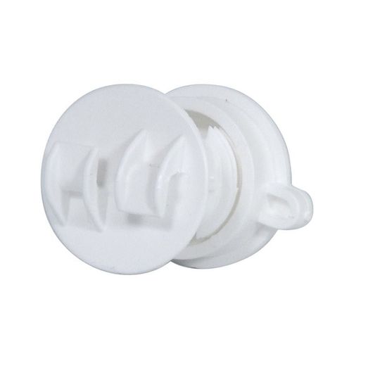 10 x Gallagher Screw-on Rod Insulator White 6/16mm