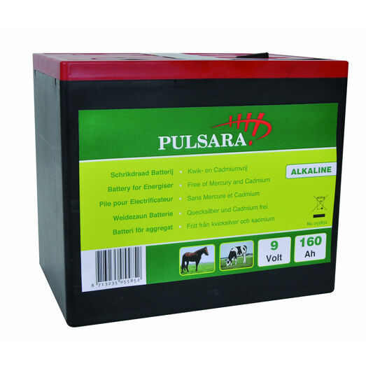 Pulsara Alkaline Optimum Performance 9V/160Ah Big Box