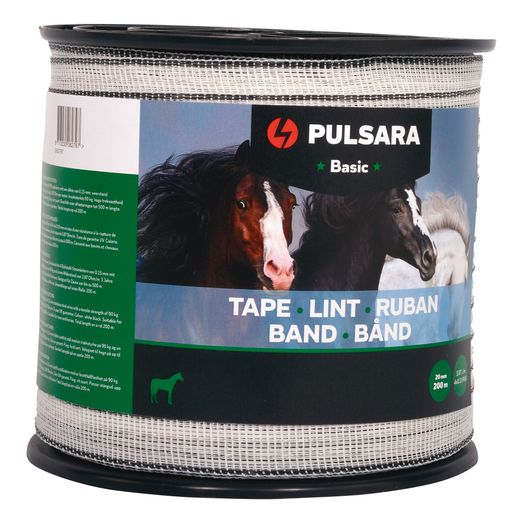 200m Pulsara Tape Basic 20mm White