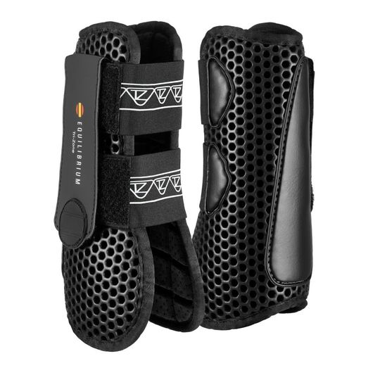 Equilibrium Tri-Zone Open Fronted Boots Black