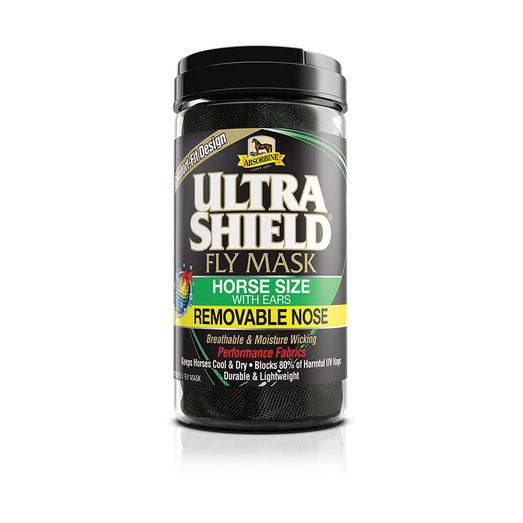 Absorbine Ultrashield Fly Mask with Removable Nose