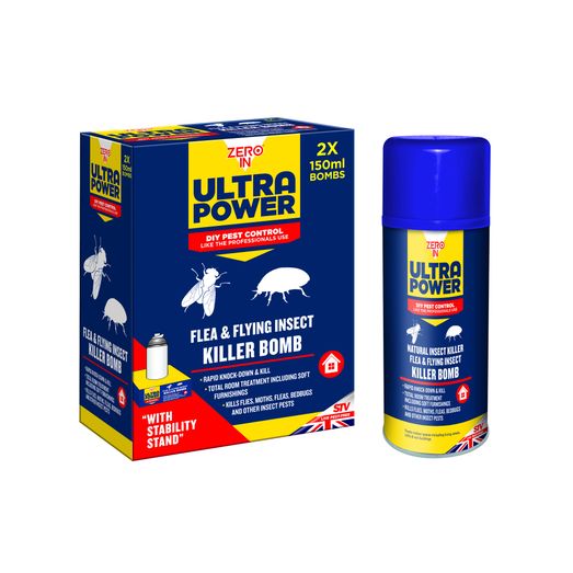 Zero In Ultra Power Flea &amp; Flying Insect Killer Bomb