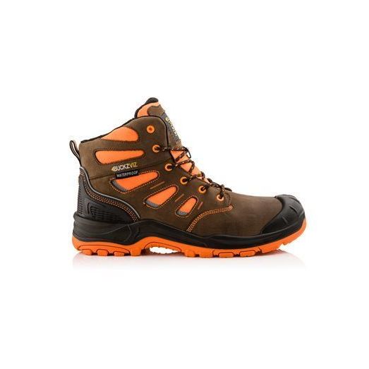 Buckler Buckz Viz BVIZ2BROR Safety Lace Boot - Orange/Brown