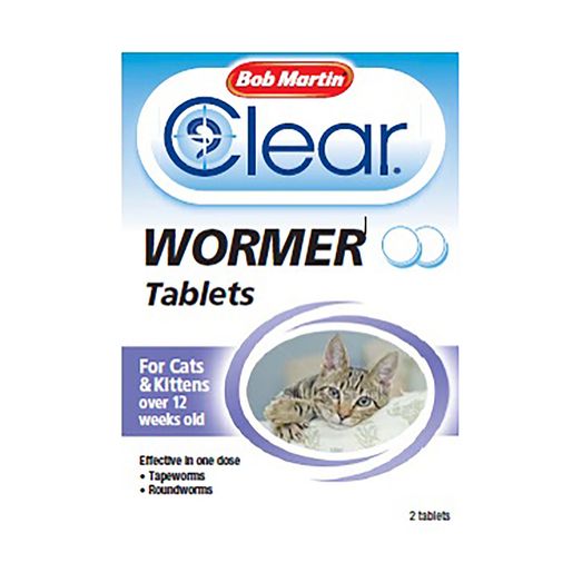 Bob Martin Clear Wormer Tablets For Cats &amp; Kittens