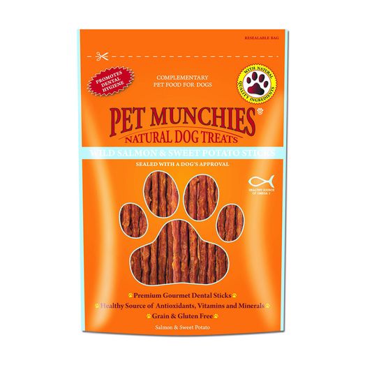 Pet Munchies Wild Salmon &amp; Sweet Potato Sticks