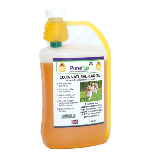 Pureflax Linseed Oil For Dogs 1L