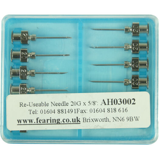 Needles Reusable 17 Gauge X 1/2 X 12 Pack
