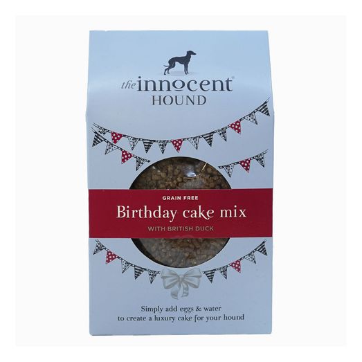 The Innocent Hound Birthday Cake Mix With British Duck
