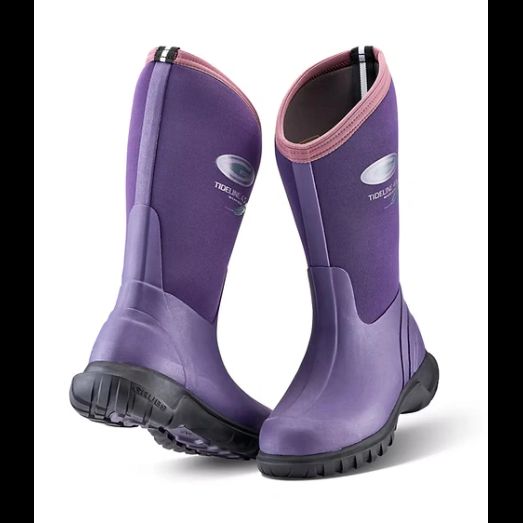 Grubs TIDELINE™ - Calf Length Wellington Boot Plum/Violet