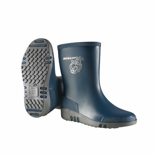 Dunlop Mini Child Wellington Boots Blue