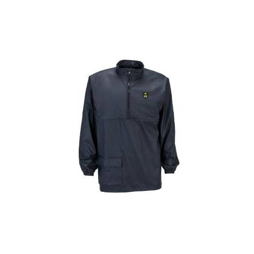 Farmtrak Waterproof PU Parlour Jacket Navy Blue