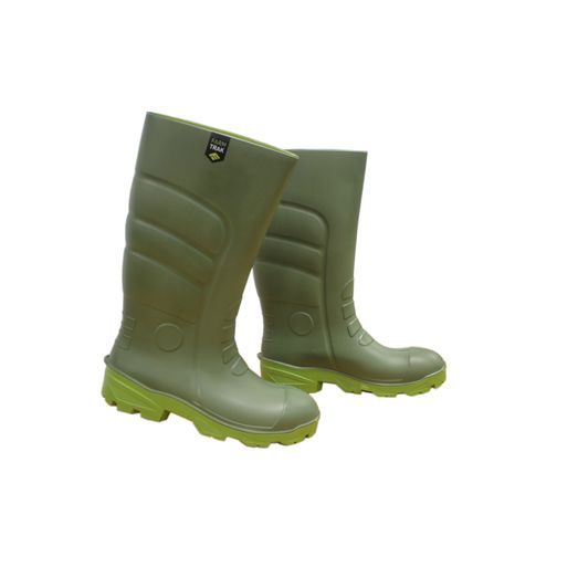 Farmtrak SB1 Safety Wellington Boots Green