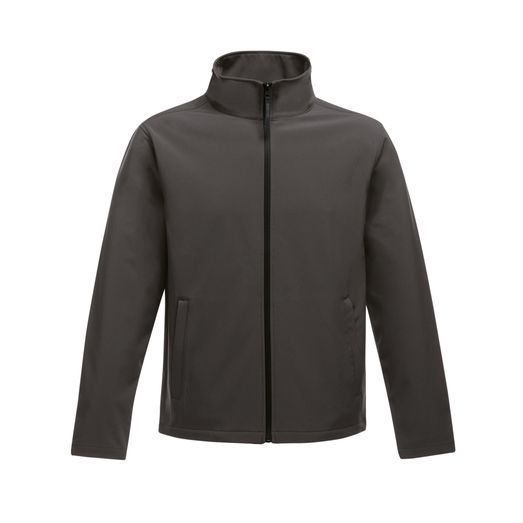Regatta Ablaze Men's Printable Softshell Seal Grey/Black