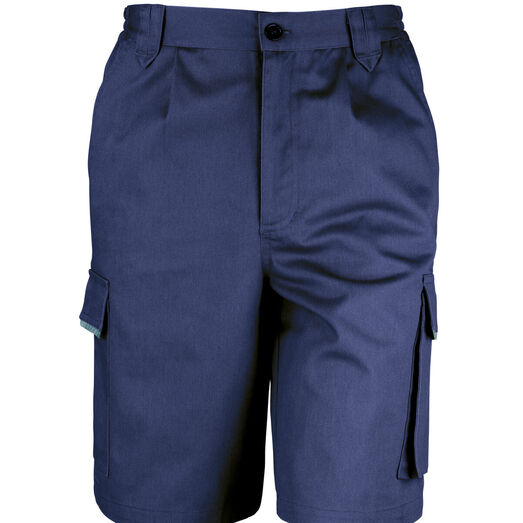 WORK-GUARD by Result Action Shorts Navy Blue