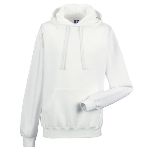 Russell Adult Hooded Sweatshirt White