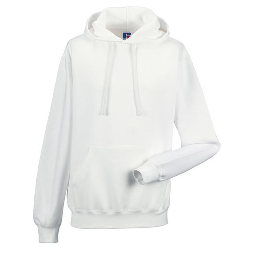 Russell Adult Hooded Sweatshirt White