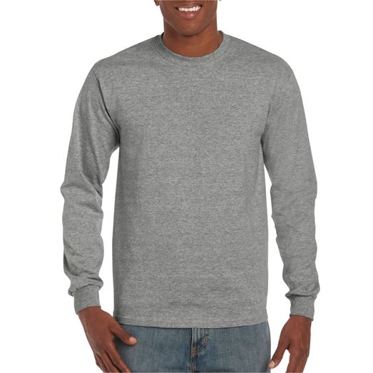 Gildan Hammer Adult Long Sleeve T-Shirt Graphite Heather