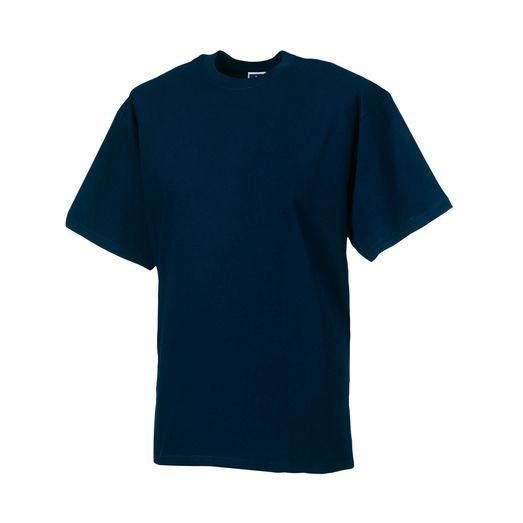 Russell Adults Classic Heavyweight T-Shirt French Navy