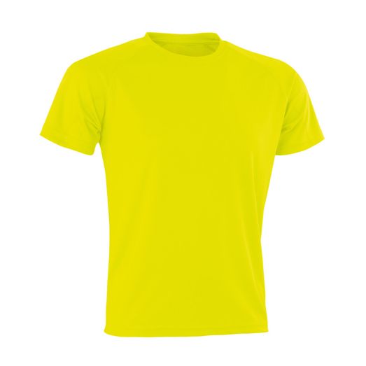Spiro Impact Aircool Tee Fluro Yellow